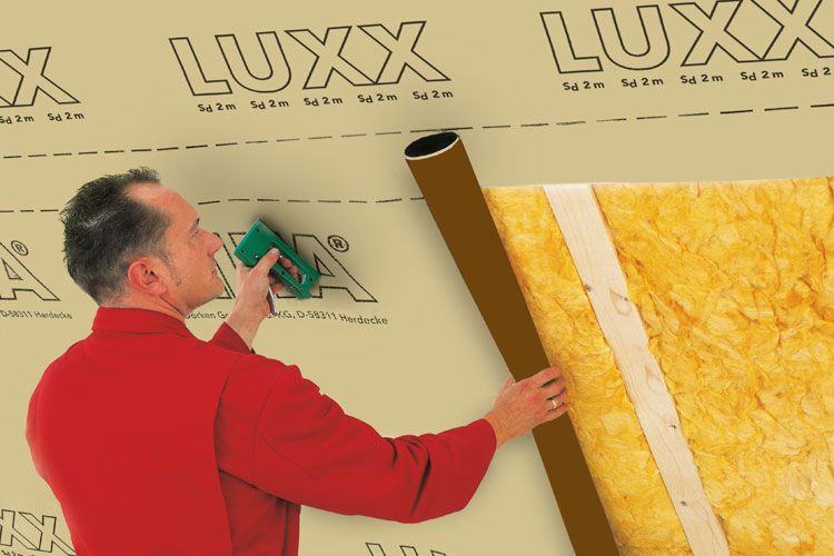 Reißfest und atmungsaktiv: DELTA®-LUXX sorgt für angenehmes Raumklima. DELTA® - Luft- und Dampfsperren